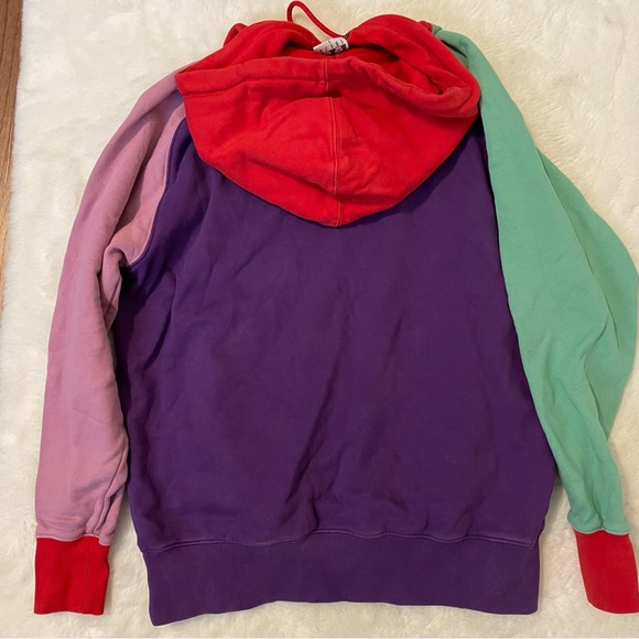Multicoloured Teddy Fresh ColorBlock Hoodie Crewneck - Picture 6 of 8